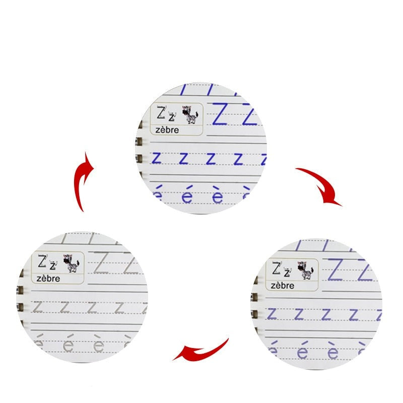 Conjunto de Caderno Caligrafia Multi-idiomas | ✈️ FRETE GRÁTIS