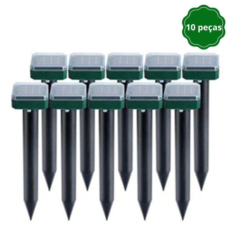 Repelente Solar Ultrassônico® Proteção 24horas, baterias recarregáveis através de energia solar.   ✈️ FRETE GRÁTIS 🚨🎁