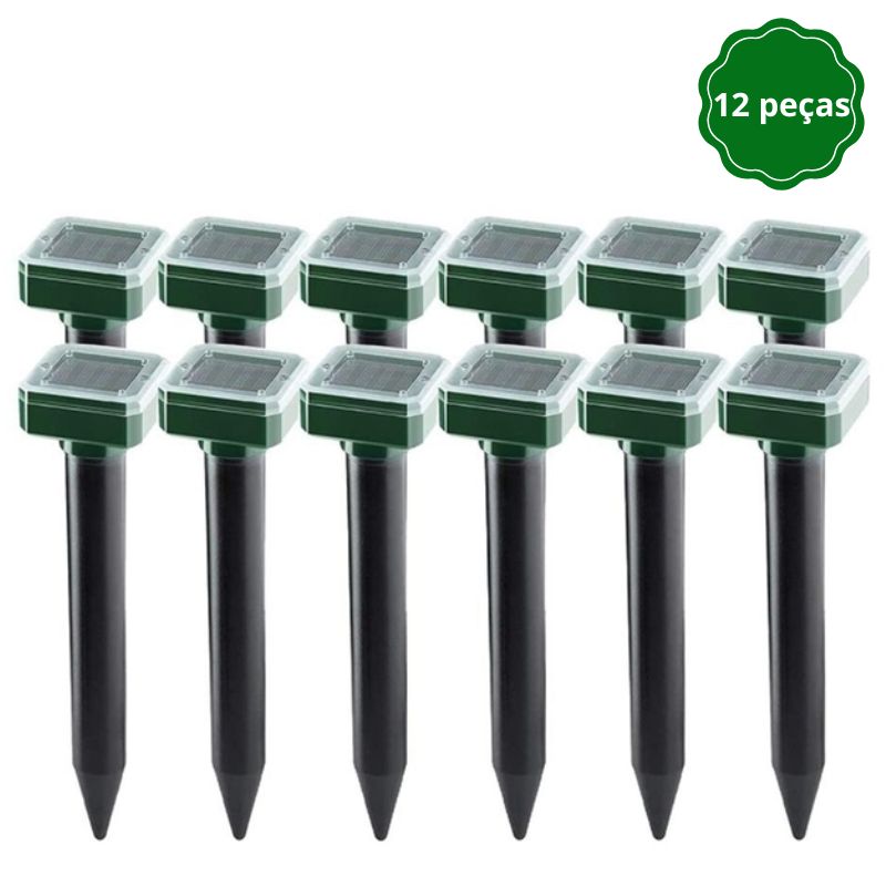 Repelente Solar Ultrassônico® Proteção 24horas, baterias recarregáveis através de energia solar.   ✈️ FRETE GRÁTIS 🚨🎁