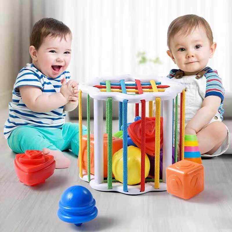 Brinquedo Infantil Caixa Desafiadora Sensorial |  ✈️ FRETE GRÁTIS