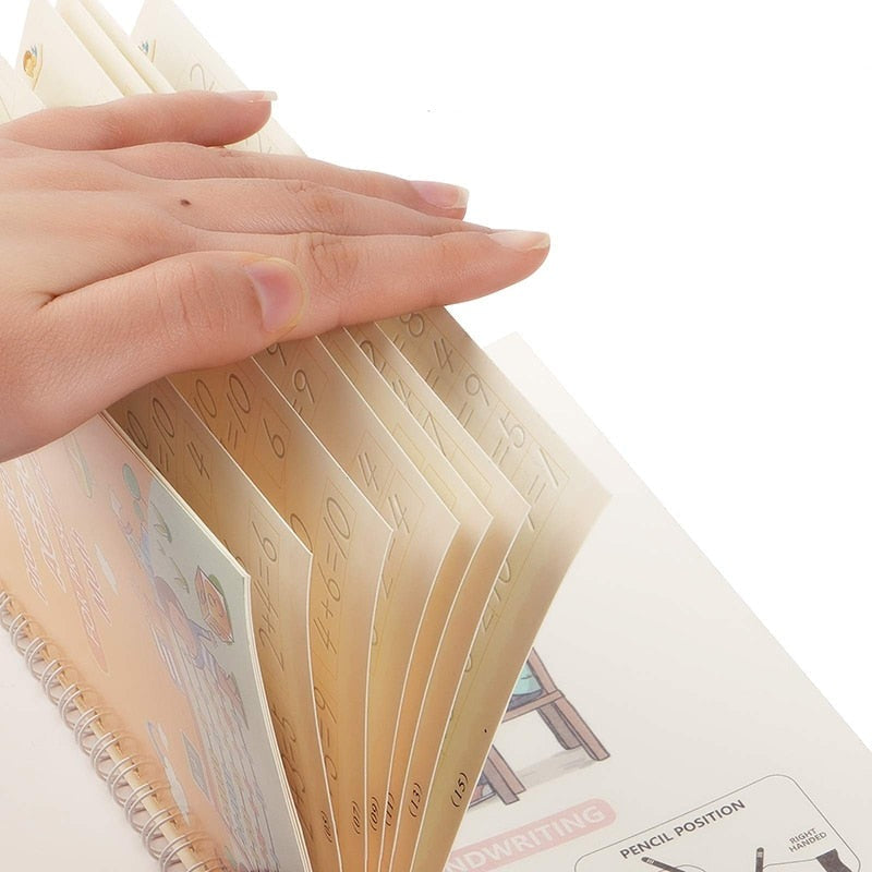 Conjunto de Caderno Caligrafia Multi-idiomas | ✈️ FRETE GRÁTIS