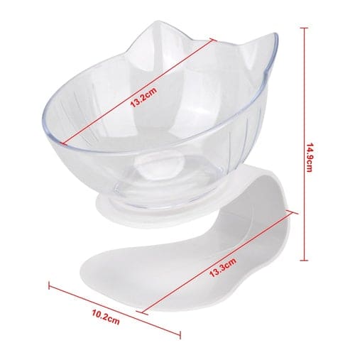 Tigela Ortopédica Anti Vômito para Gatos | ✈️ FRETE GRÁTIS